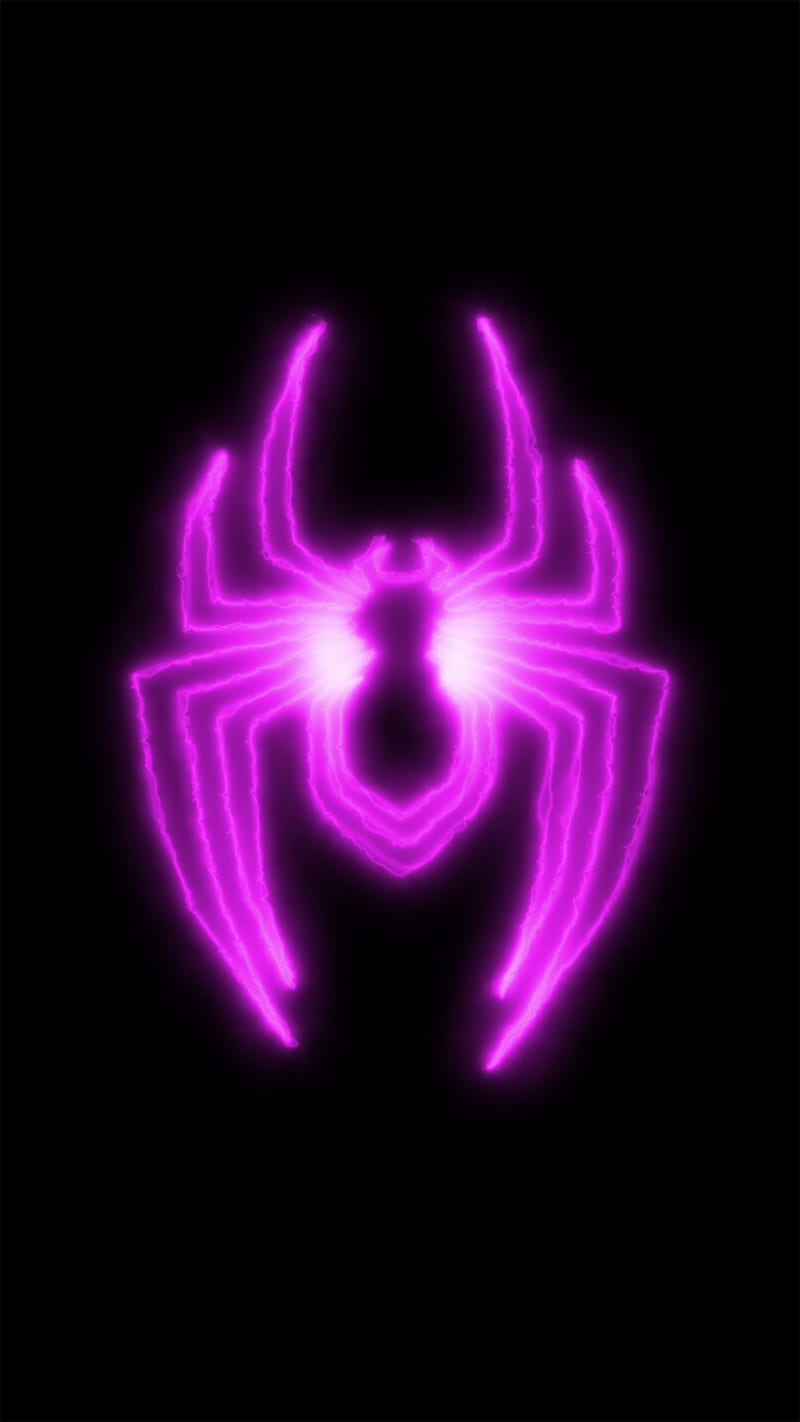 Download Wallpapers Spider Man Violet Logo 4k Violet - vrogue.co