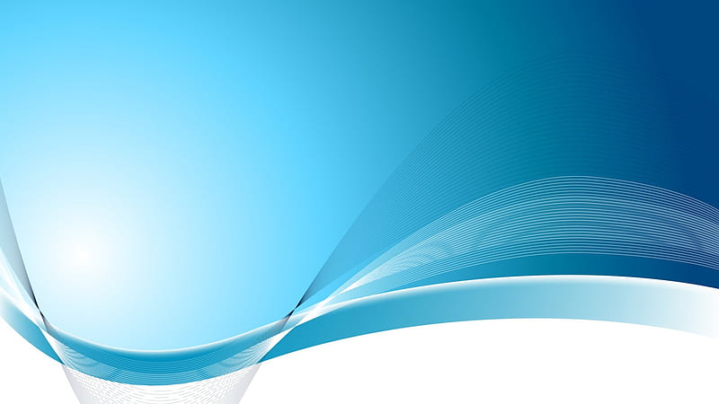 Blue abstract wave blue wave on a white background, blue waves background,  wave abstraction, HD wallpaper