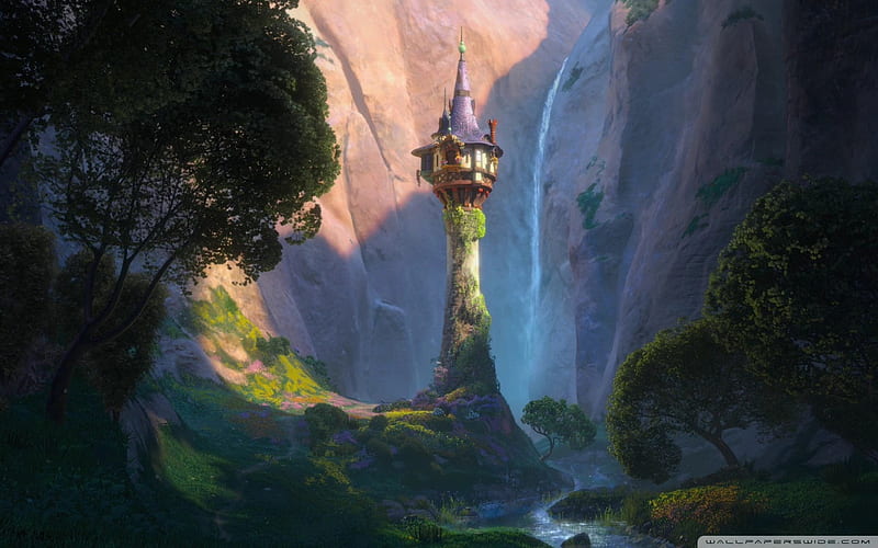 castle-Tangled 2010 animated, HD wallpaper