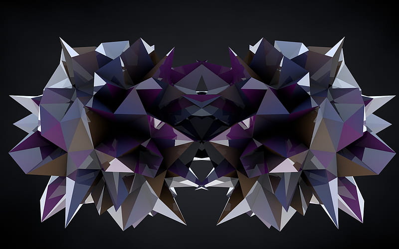 LowPoly cg, cinema 4d, abstract, 1920, 3d low, polygon, HD wallpaper