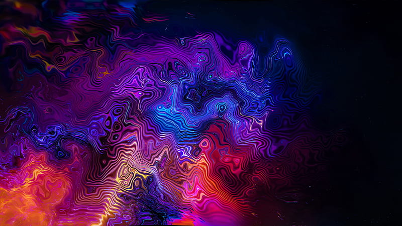purple swirl, color bomb, explosion, gradient, Abstract, HD wallpaper