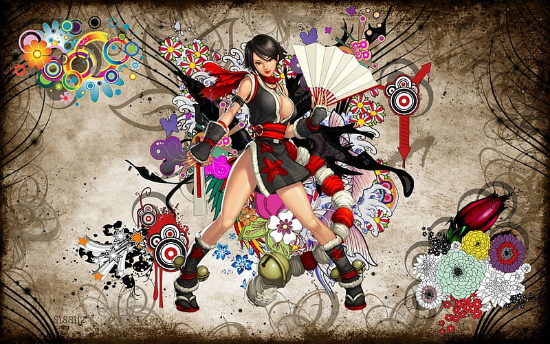 Mai Shiranui, pretty, orange, bra, king of fighters, blush, yellow, shiranui, seductive, pretty girls, beautiful girls, anime, long hair, sexy dress, panty, black, singer, sexy, tagme, chibi, short hair, cute, breasts, purple, violet, fan, moe, white, seductive girl, king, red, brown, gray, shy, sexy girls, anime girls, fighters, bonito, hand fan, mai, kiss, loli, green, shy girl, hot, cute girls, hot girls, girls, blue, vocaloid, lingerie, music, swimwear, indigo, ecchi, bikini, yuri, kawaii, nightwear, shiranui mai, HD wallpaper