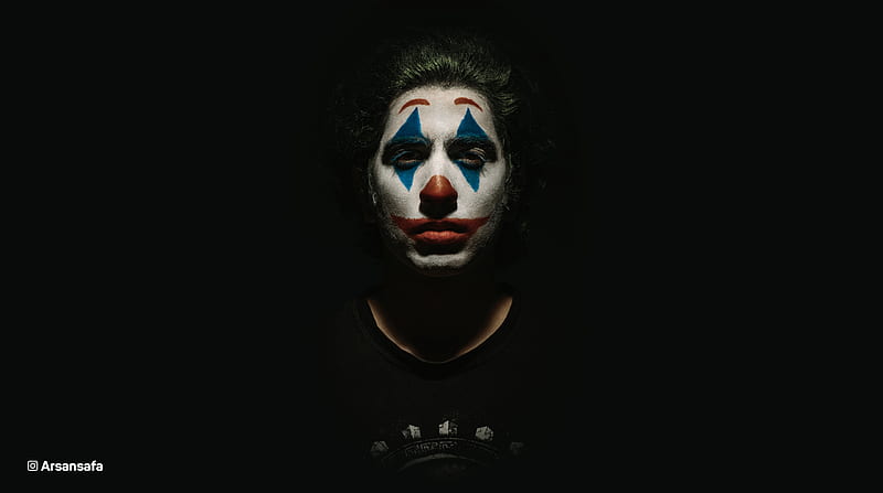 Joker Ultra, Movies, Batman, background, joker, arsansafa, makeup, HD wallpaper