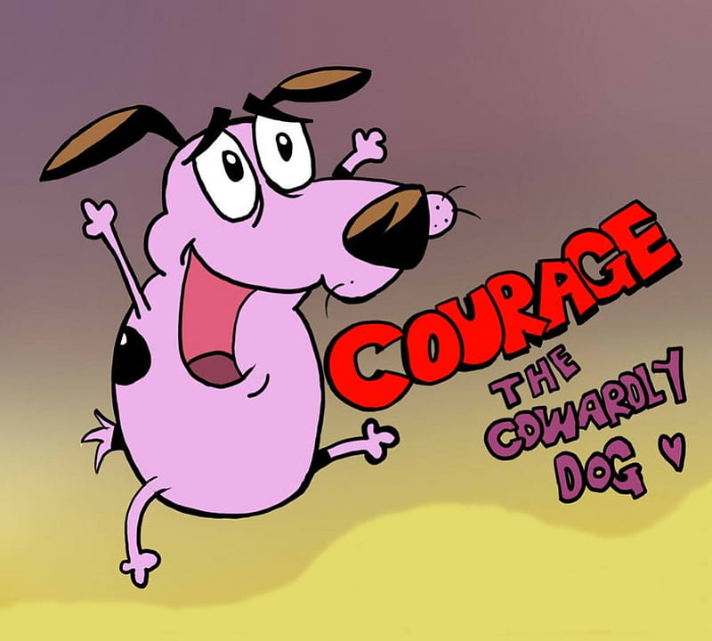 Courage, cowardly, cartoon, courage, dog, HD wallpaper | Peakpx