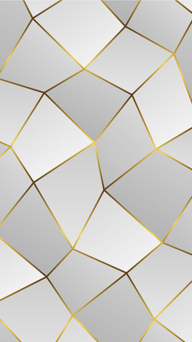 Gold and Gray, Gold, Kiss, gray, gris, lines, mosaic, pattern, shimmer, subtle, HD phone wallpaper