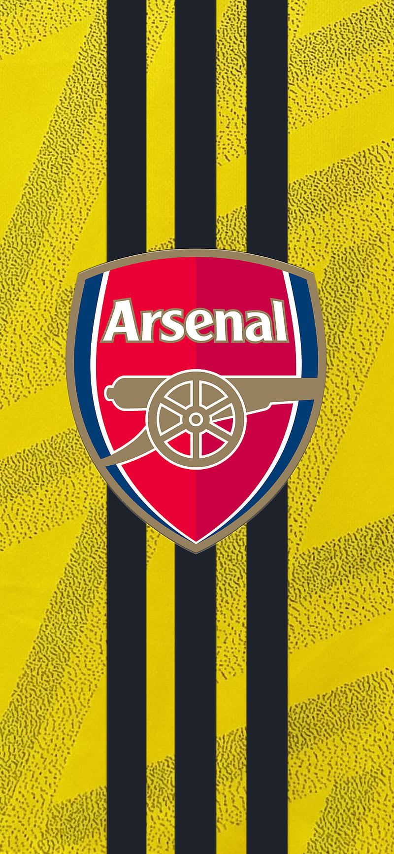 Arsenal 2019-20 Away, adidas, bruised banana, crest, football, logo, premier league, yellow, HD phone wallpaper