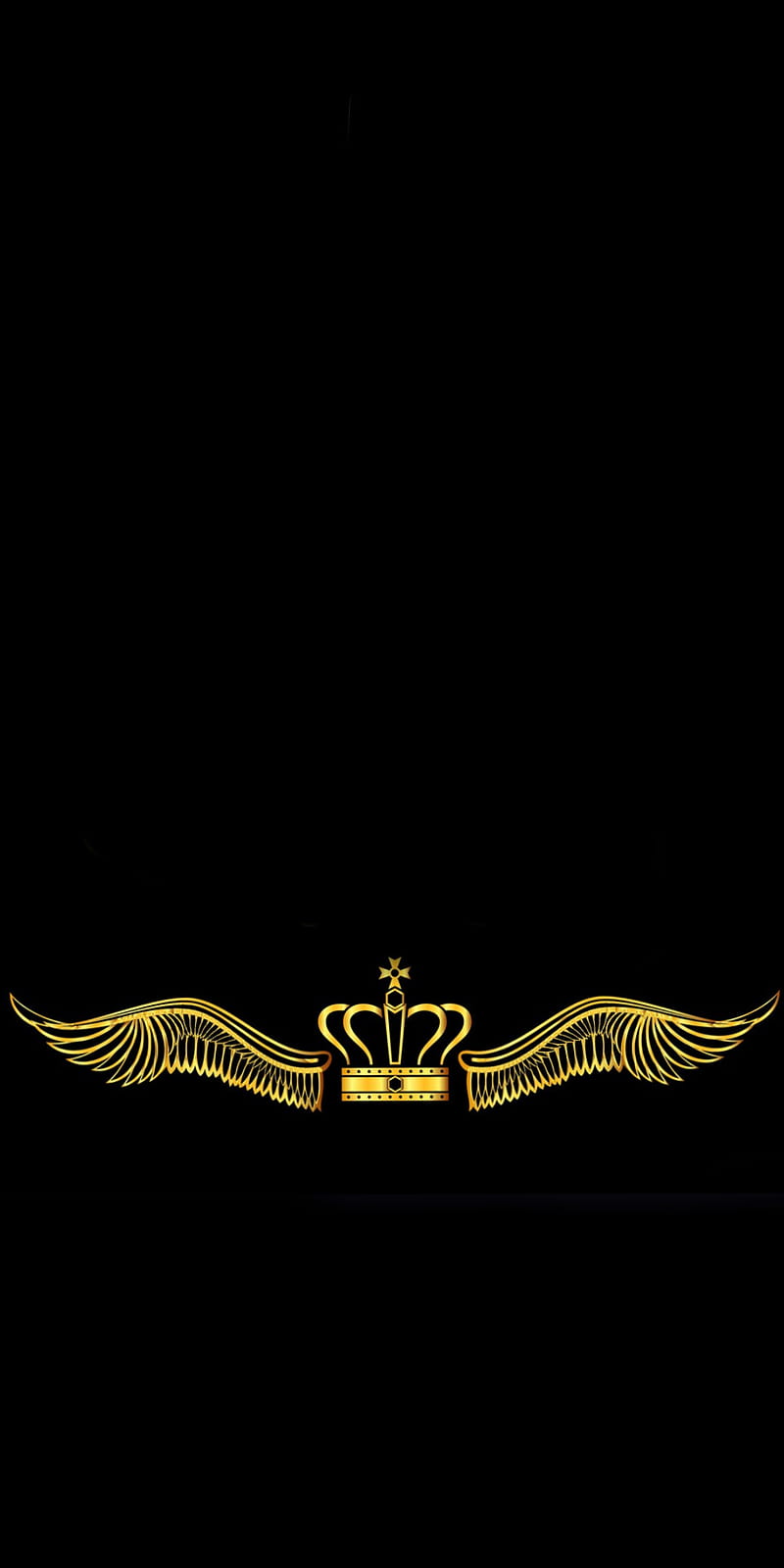 Crown wings, rule, HD phone wallpaper
