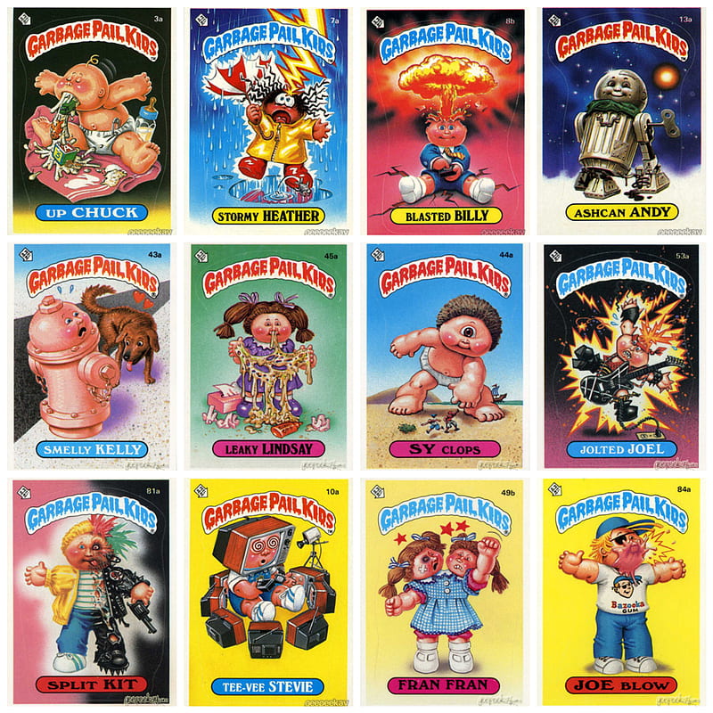 garbage pail kids, funny, humour, HD phone wallpaper