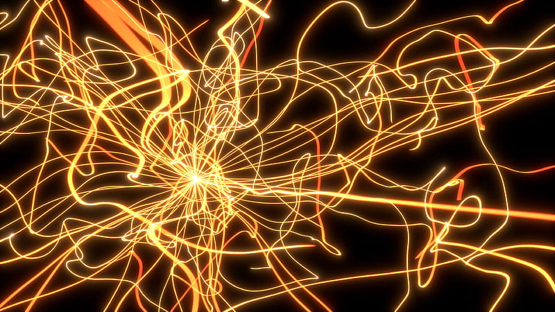 glow, bright, threads, energy, abstraction, HD wallpaper