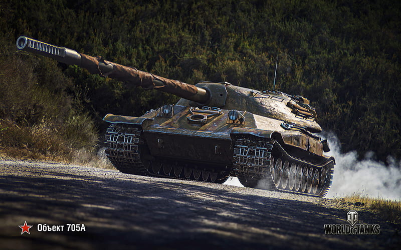 Object 705A, WoT, battle, tanks, online games, World of Tanks, Soviet tanks, HD wallpaper