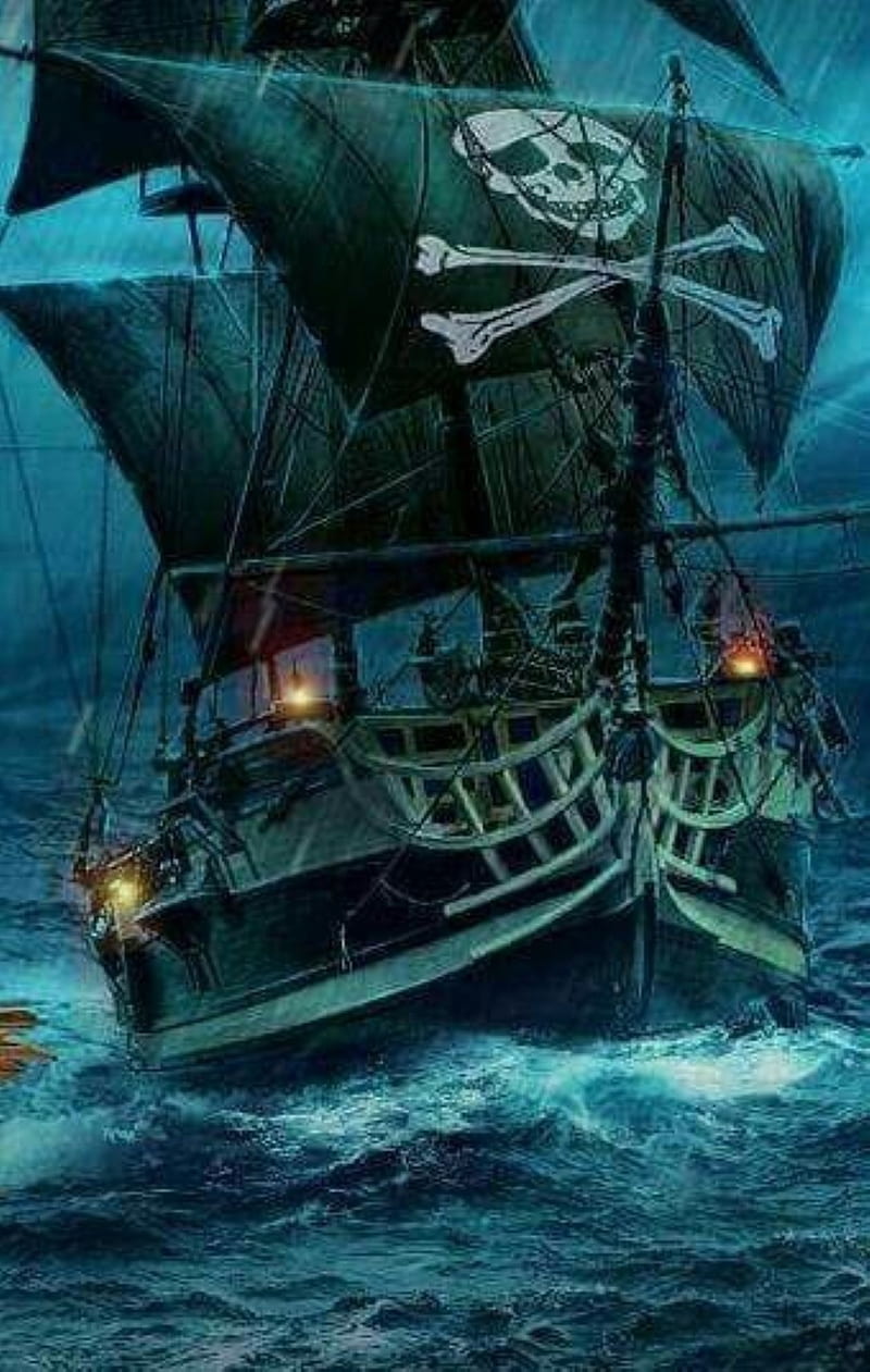 Pirate ship, pirates, ship, HD phone wallpaper | Peakpx
