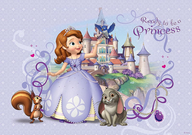 Sofia the First Wall Mural NEW Prepasted Wallpaper Disney Room Decor  10.5' x 6' | eBay