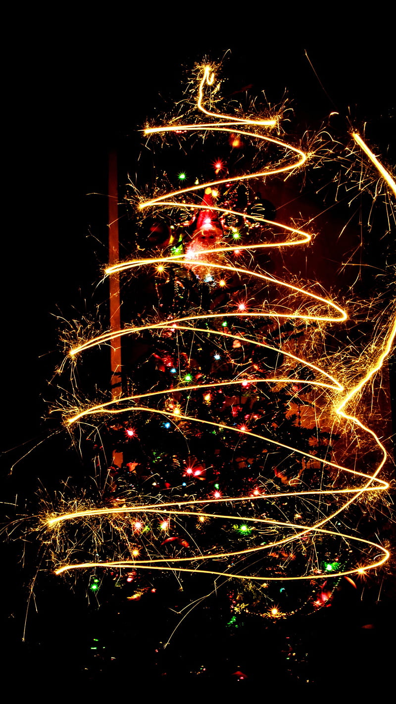 Albero Natale, christmas, icio, HD phone wallpaper | Peakpx