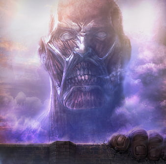 attack on titan colossal titan wallpaper