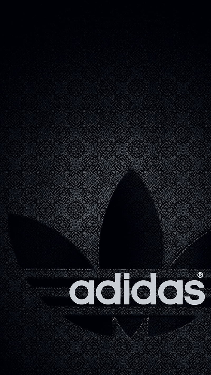 Adidas , black, logos, HD phone wallpaper