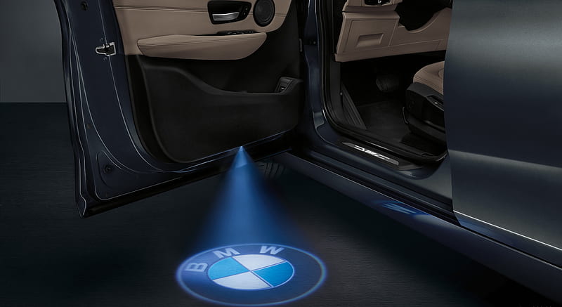 2016 BMW 2-Series Gran Tourer - Accessories - BMW LED Door Projector - Detail , car, HD wallpaper