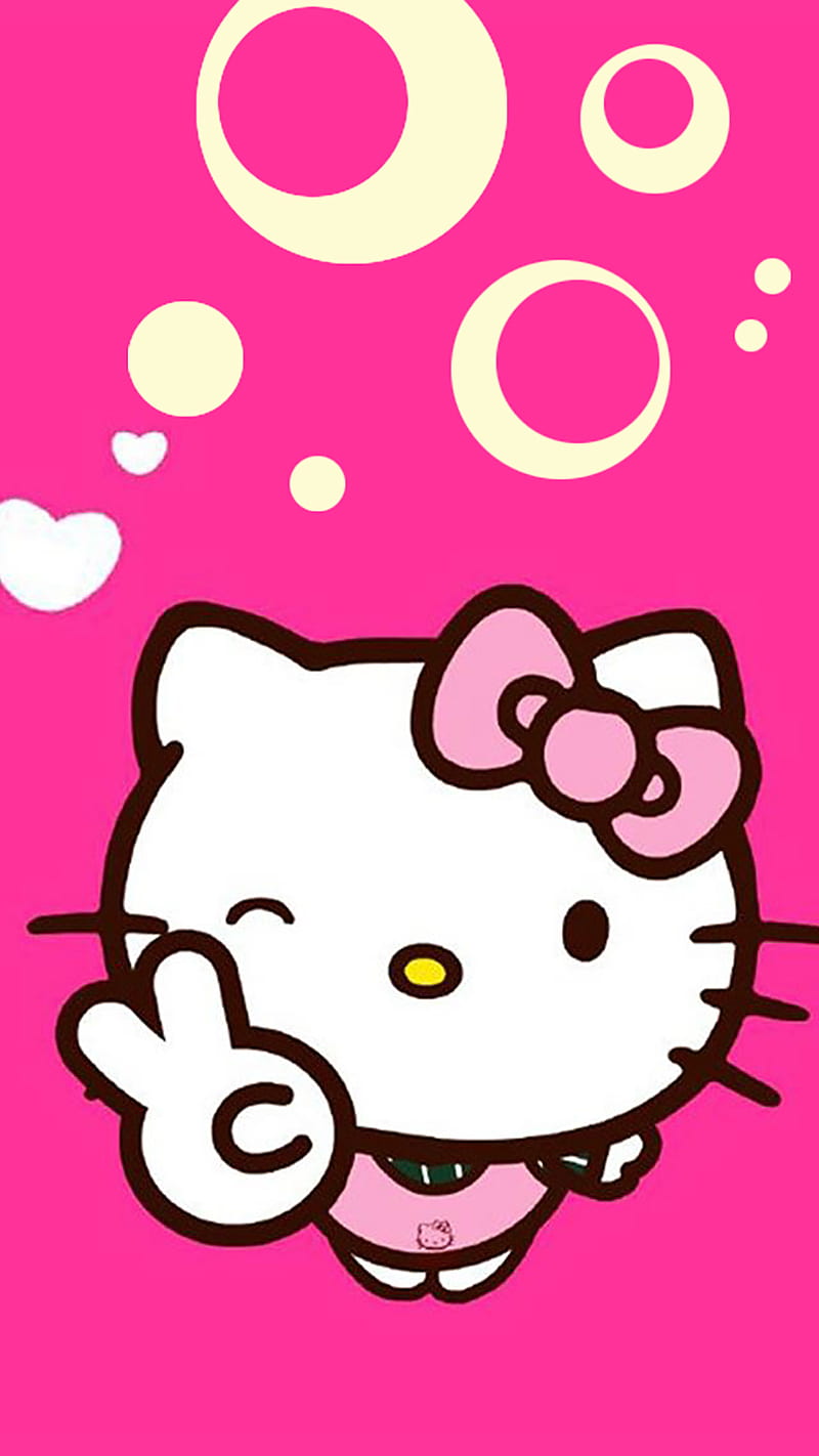 Hello Kitty, 929, cute jitty, pink, pretty, supreme, theme, trista hogue, HD phone wallpaper