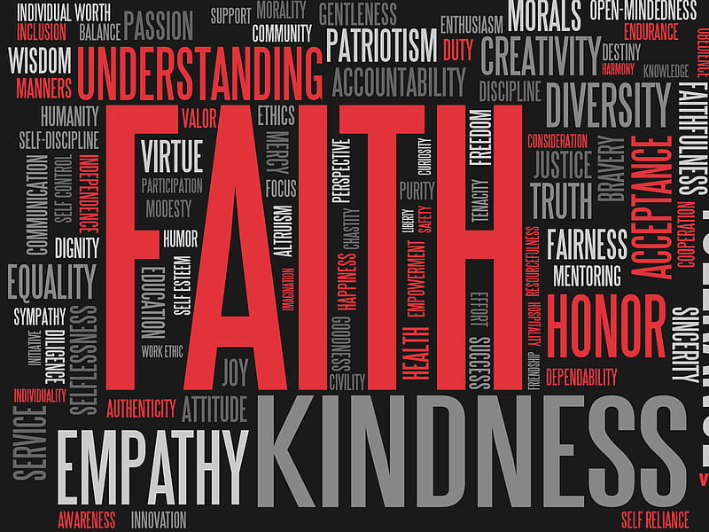 Quality Values, empathy, faith, dom, honor, kindness, understanding, HD wallpaper