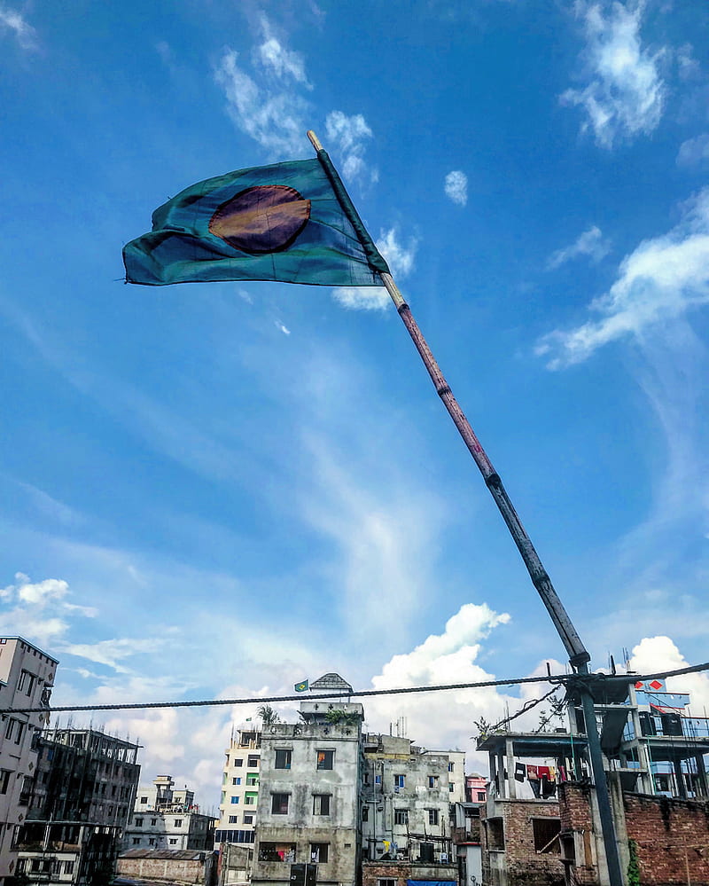 Bangladesh flag, flags, HD phone wallpaper