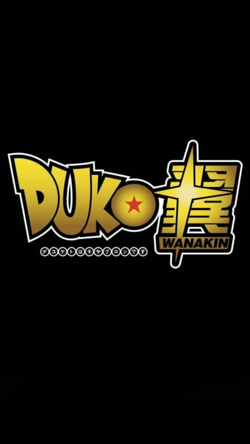 Duko wanakin, dragon ball, duki, logo, saiyan, ssj, super, trap, HD phone wallpaper