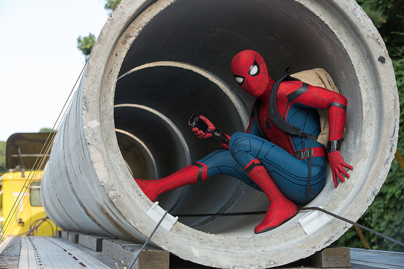 Peter Parker Spiderman Homecoming, spiderman-homecoming, spiderman, 2017-movies, movies, super-heroes, HD wallpaper