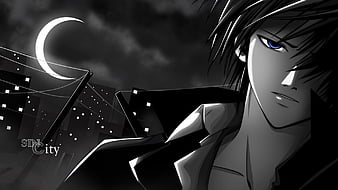 Download A Dark Anime Boy - A Dark Journey Begins Wallpaper
