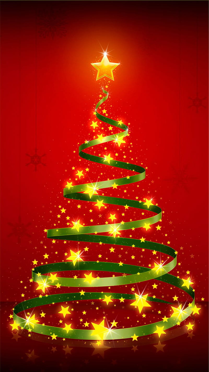 Christmas Tree 02, christmas tree, designs, HD phone wallpaper
