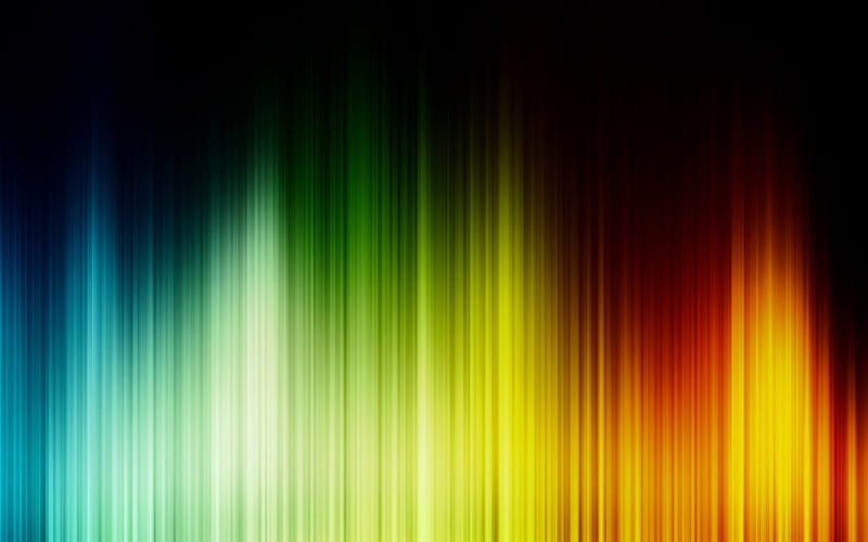 AURORA, texture, digital, curtain, rainbow, HD wallpaper