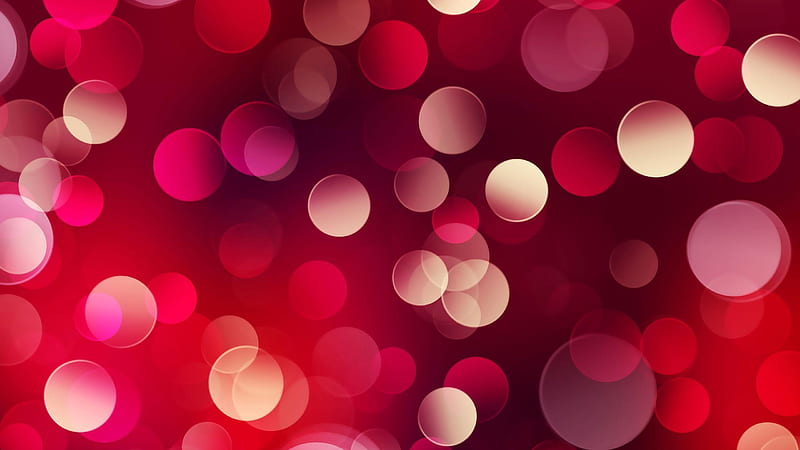 Red And White Circles Red Aesthetic, HD wallpaper
