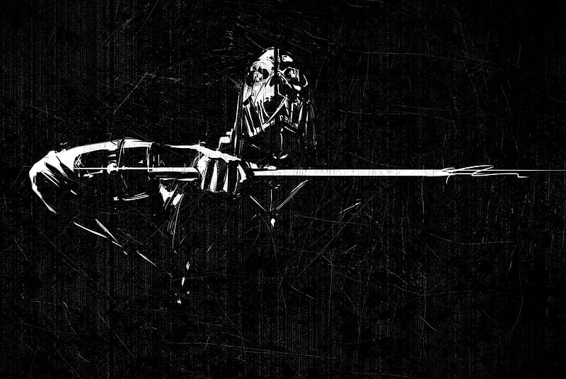 Dishonored, assassins, blade, masked, samurai, sword, HD wallpaper