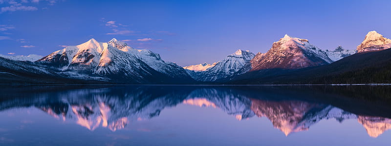 McDonald Lake Glacier National Park , national-park, lake, nature, HD wallpaper