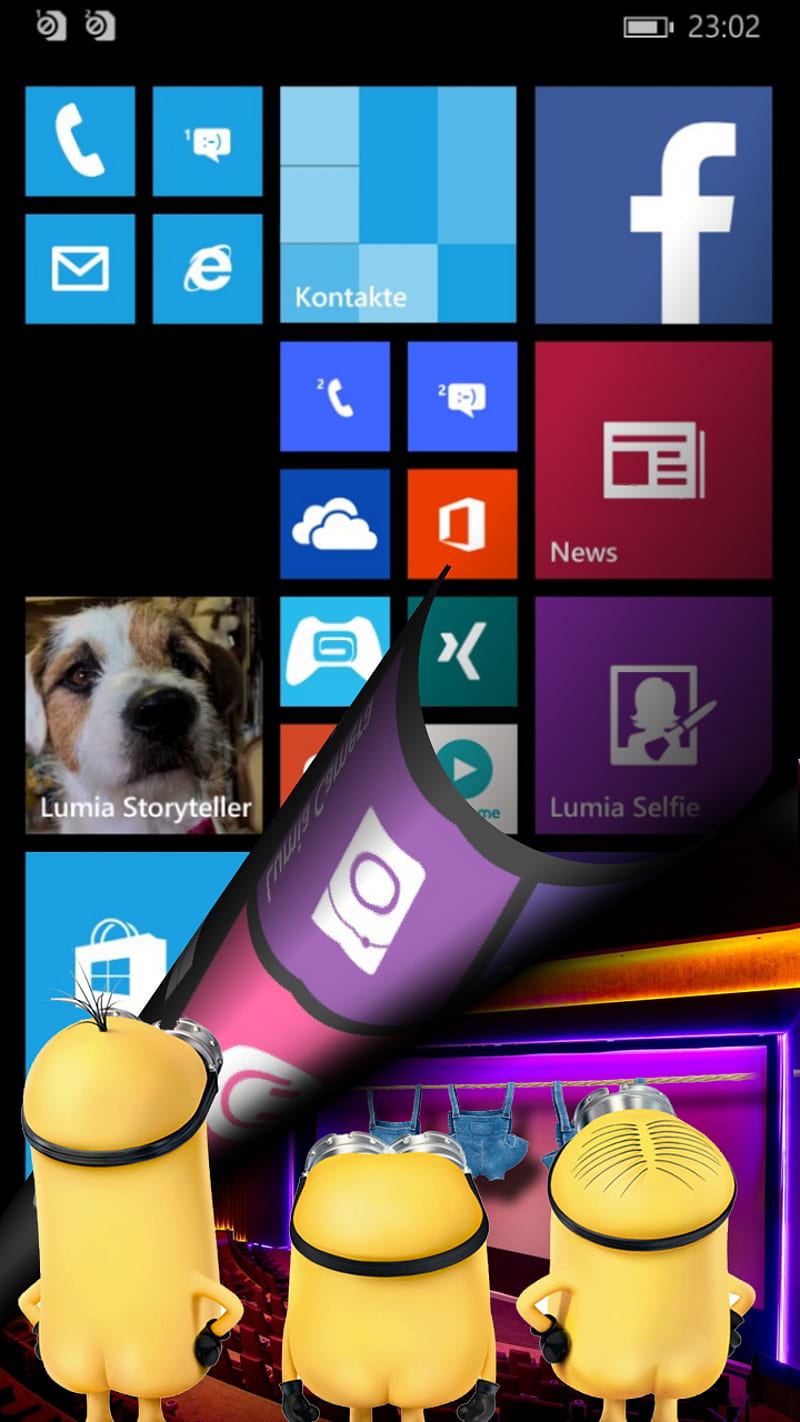 Lumia Minions, lumia, minion, nokia, screen, windows, wp, xando, HD phone  wallpaper | Peakpx