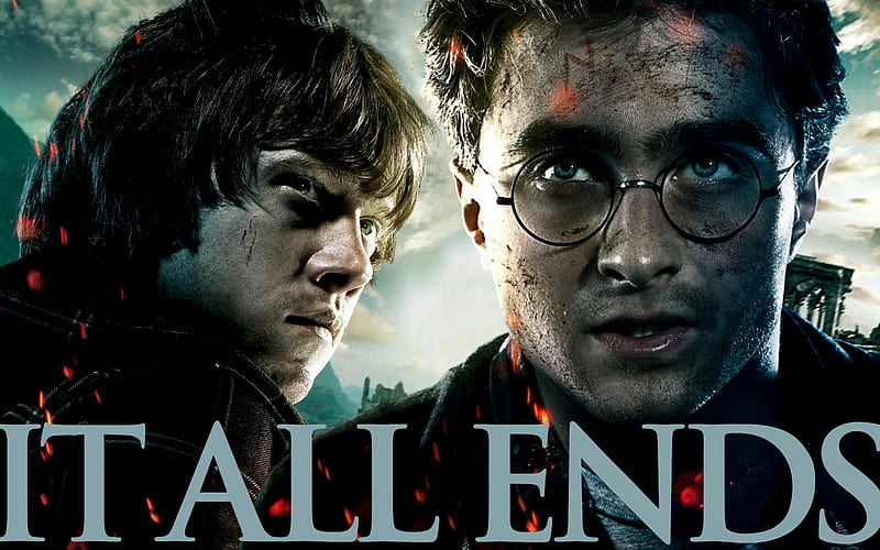 harry potter and the deathly hallows part 2 poster it all ends