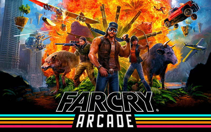 Far Cry 5 Arcade 2018 games, poster, Far Cry, HD wallpaper