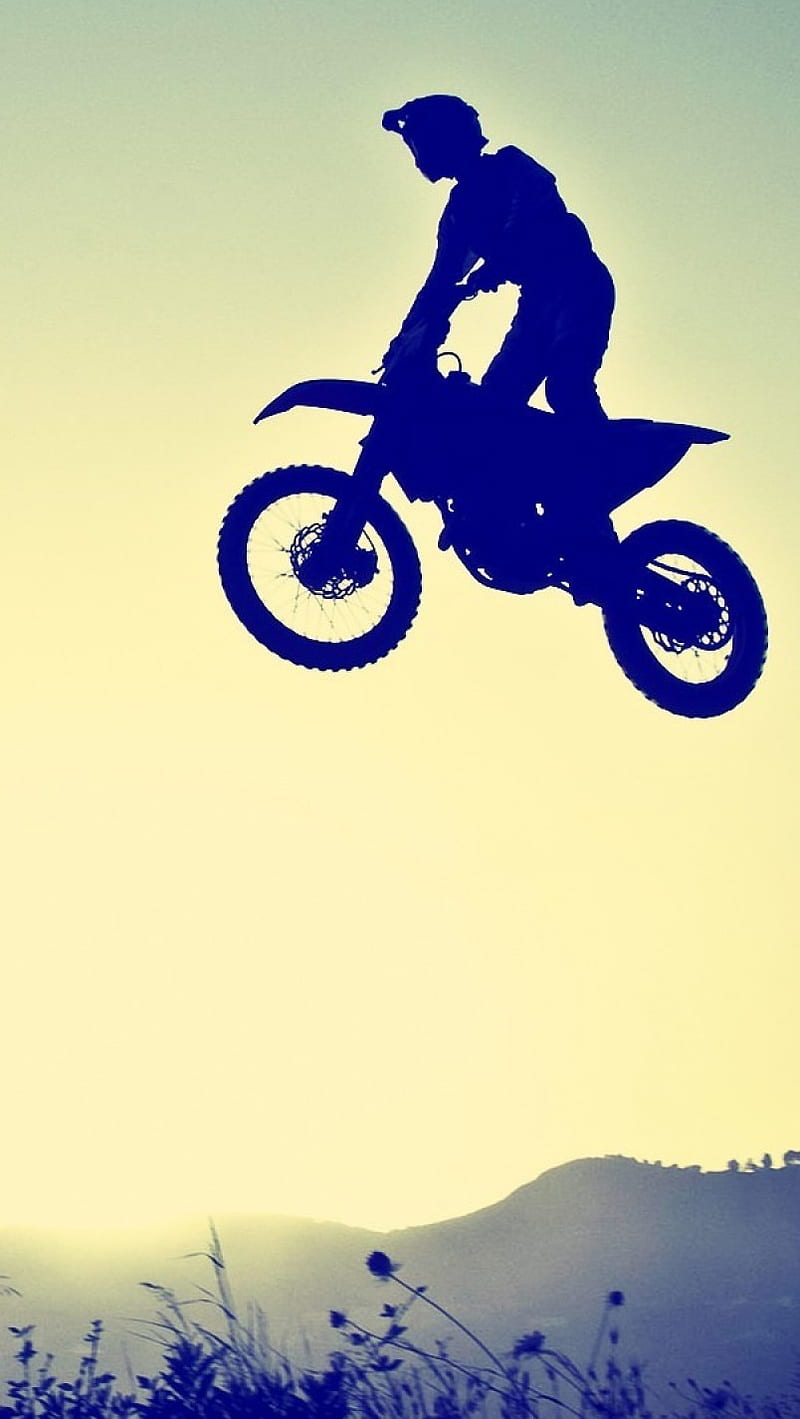 Motocross, jump, HD phone wallpaper