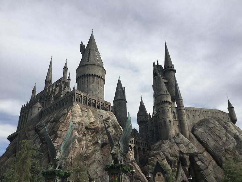 Hogwarts Castle, fantasy, harry potter, mythical, HD wallpaper