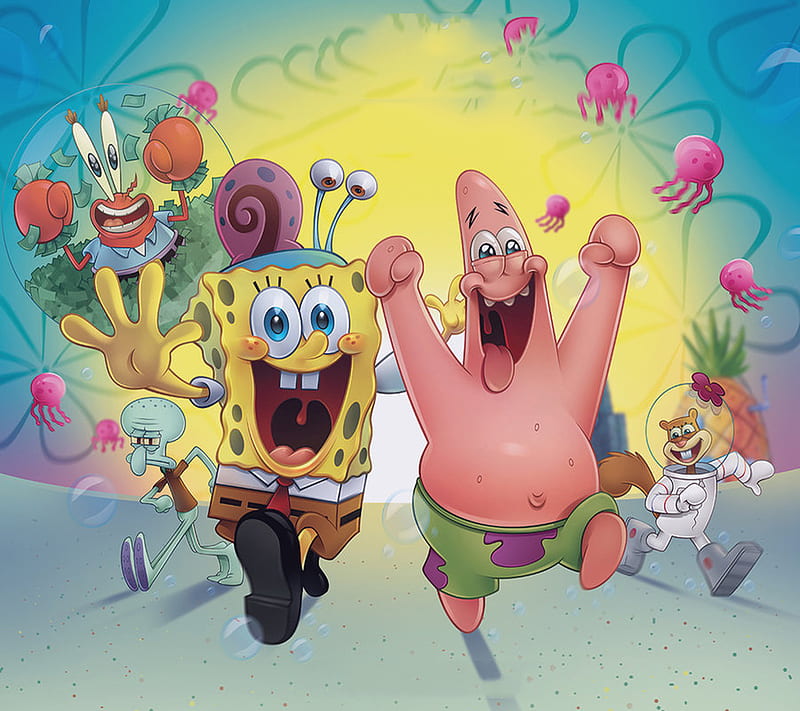 Spongebob, HD wallpaper