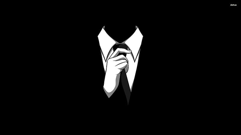 black tie, tie, black, formal, wear, HD wallpaper
