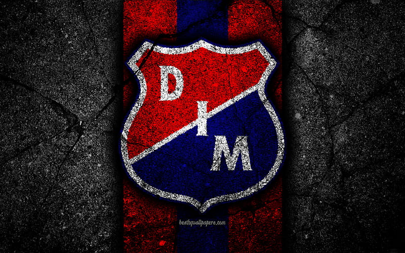 DIM, club, colombia, independiente, logo, medellin, team, HD wallpaper