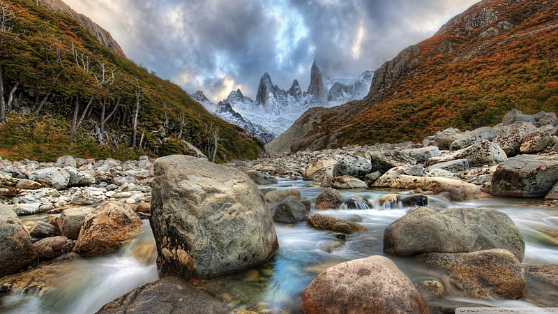 Amazing Mountain River In Argentina R Forest Rocks Cloud Mountains   HD   Amazing Mountain River In Argentina R Forest Rocks Cloud Mountains Riber R 