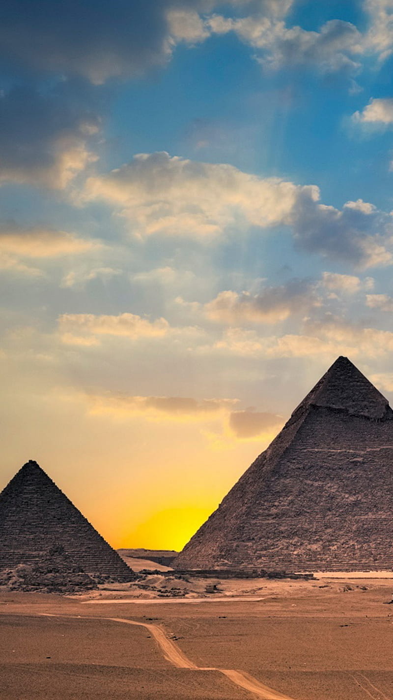 Egypt Pyramids, nature, HD phone wallpaper