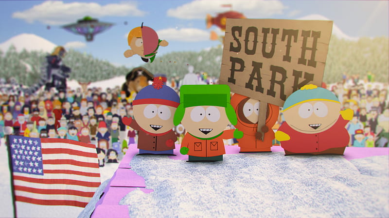 South Park, Bradley Biggle, Eric Cartman, Kenny McCormick, Kyle Broflovski, Mintberry Crunch, Stan Marsh, HD wallpaper