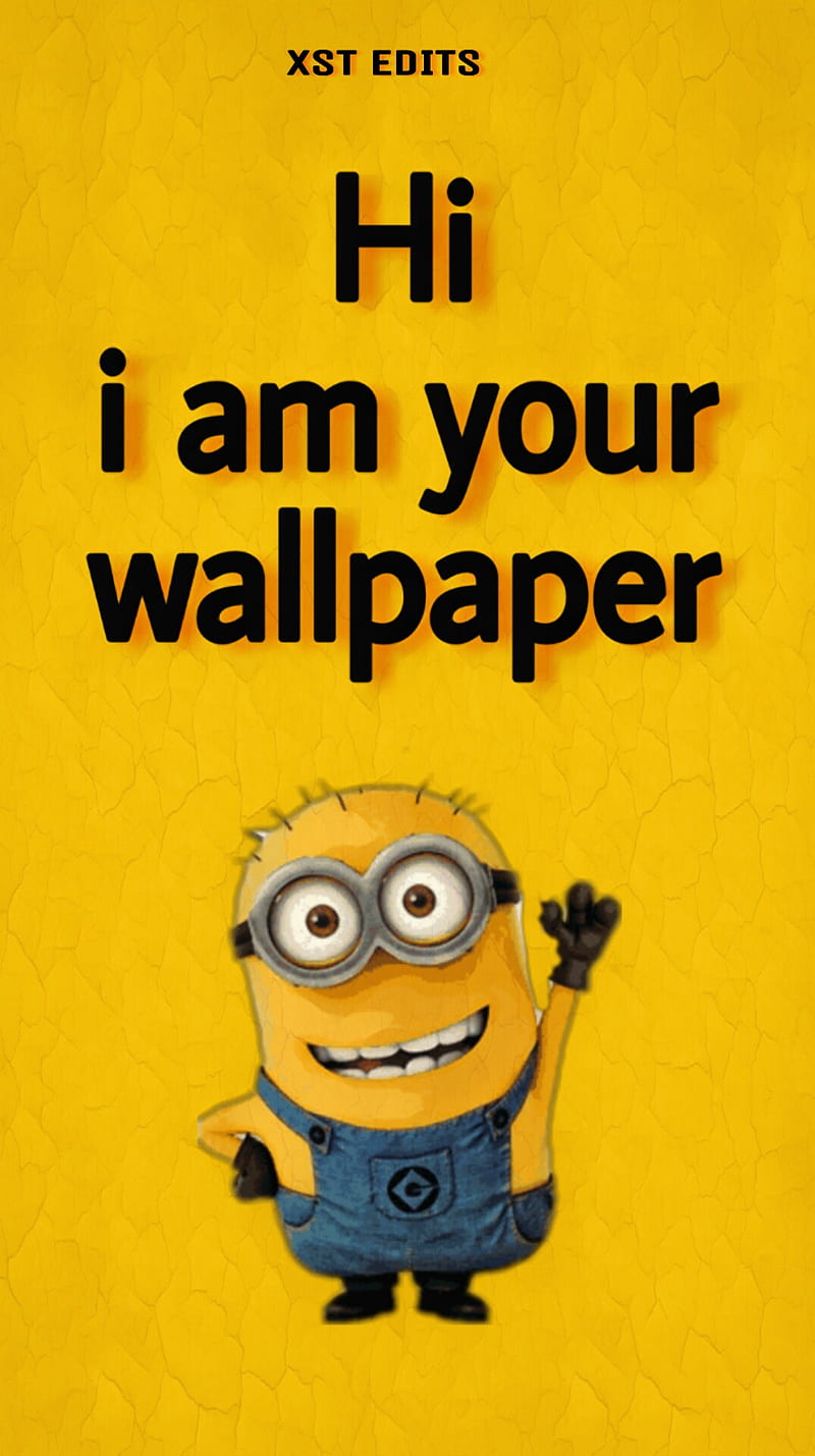 Minions, cute, minion, quote, letters, HD phone wallpaper | Peakpx