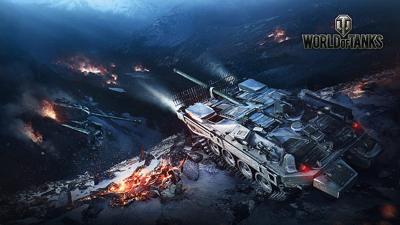 World Of Tanks Aerial View Of Tank And Fires Games World Of Tanks, HD wallpaper