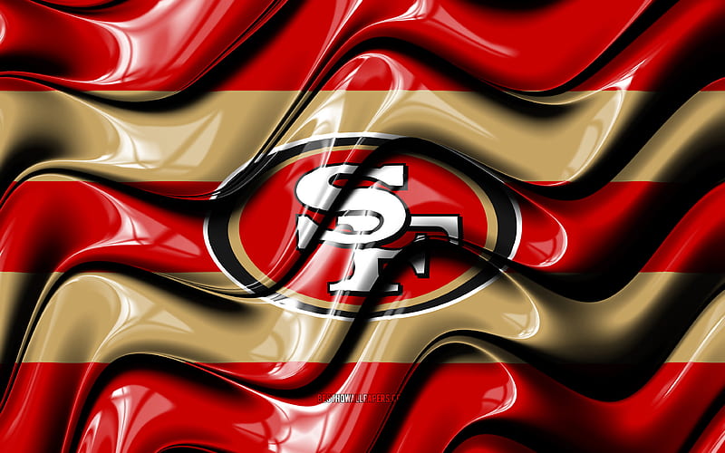 San Francisco 49ers, American football team, red stone background, San  Francisco 49ers logo, HD wallpaper | Peakpx