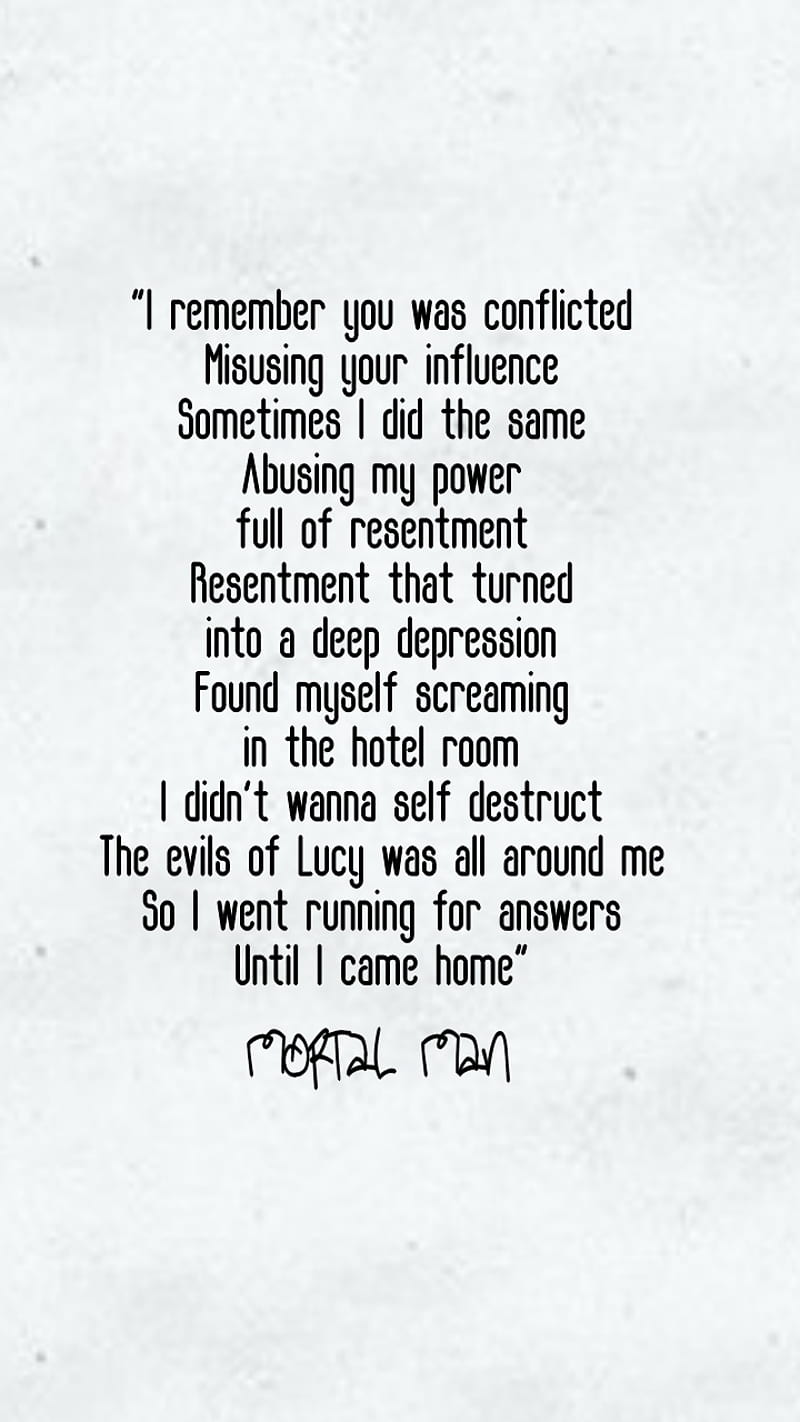 Mortal Man, kendrick lamar, lyrics, HD phone wallpaper