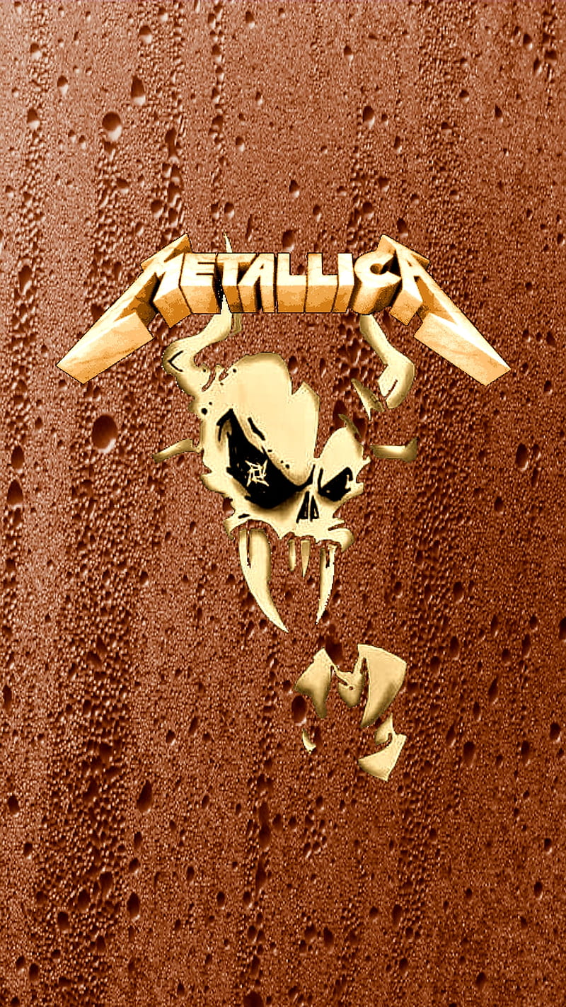 Metallica, heavy metal, logo, scary guy, thrash metal, HD phone wallpaper