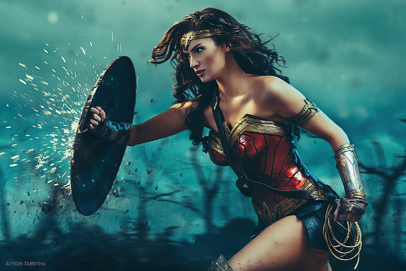 Wonder Woman In War Cosplay , wonder-woman, superheroes, cosplay, HD wallpaper