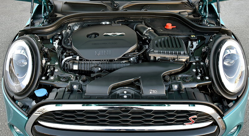 2016 MINI Cooper S Convertible (Color: Caribbean Aqua Metallic) - Engine, HD wallpaper