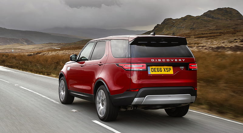2018 Land Rover Discovery HSE (Color: Firenze Red) - Rear Three-Quarter , car, HD wallpaper